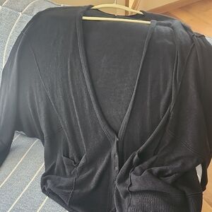 Free People Black Knit Sweater